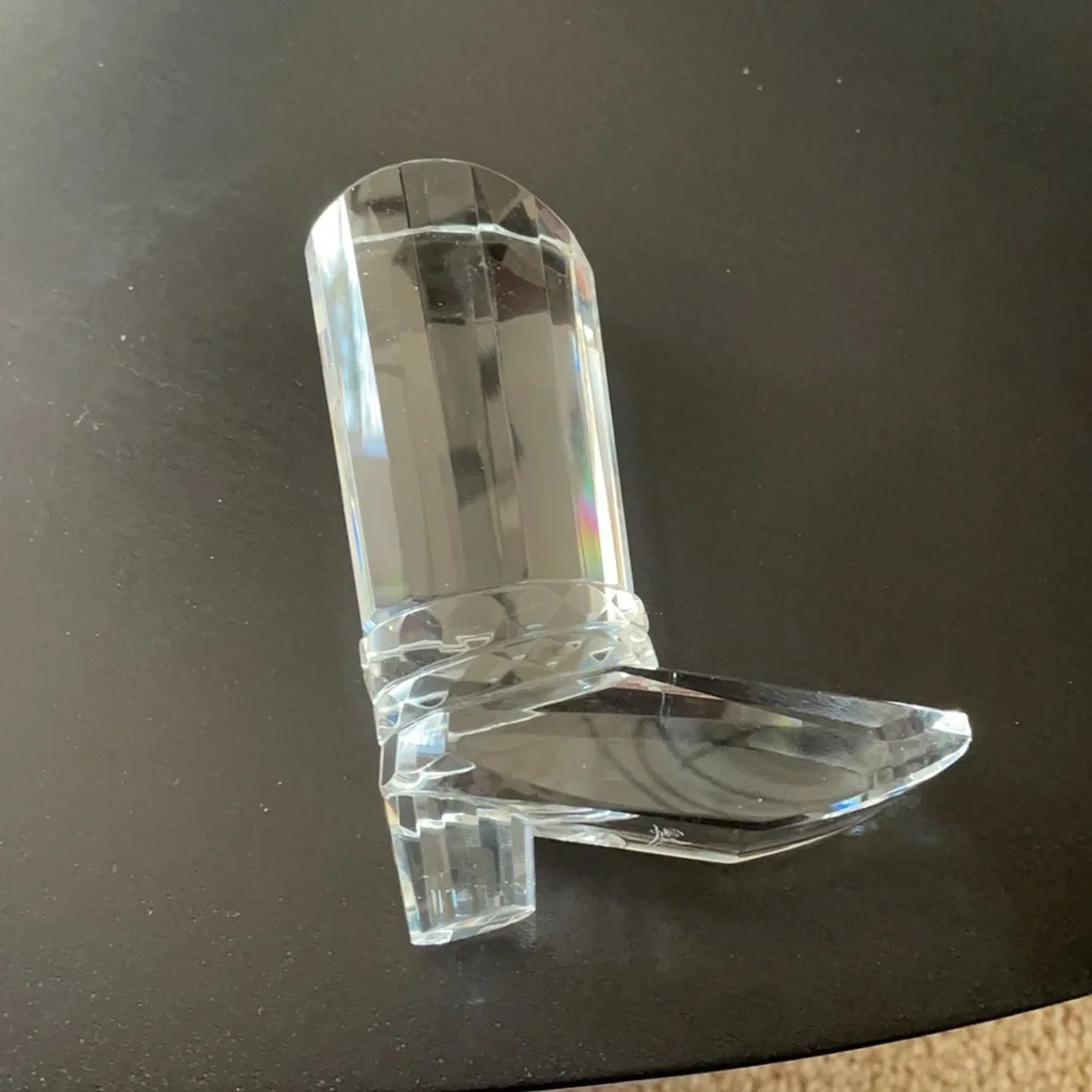 Crystal Boot Paperweight - Picture 1 of 7